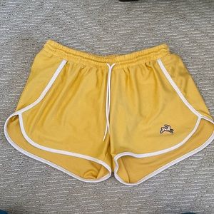 Yellow Tracksmith Van Cortlandt Shorts